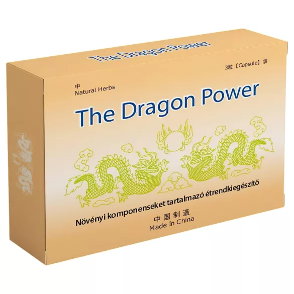 Dragon Power - étrend-kiegészítő kapszula férfiaknak (3 db)