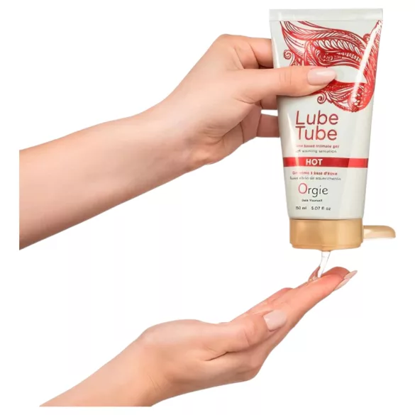 Orgie Lube Tube - melegítő hatású síkosító gél (150ml)