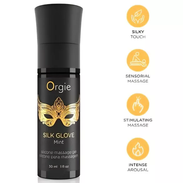 Orgie Pearls Lust - gyöngy nyaklánc és masszázsgél (30 ml)