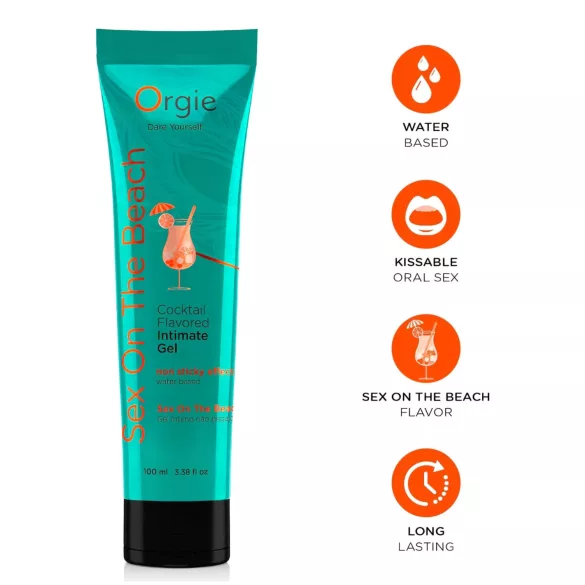 Orgie Cocktail - ehető síkosító - Sex On The Beach (100ml)