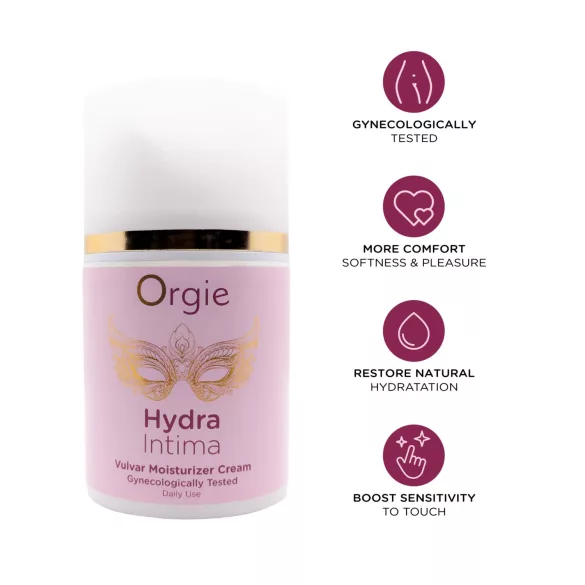 Orgie Hydra Intima - intim ápoló krém nőknek (50 ml)