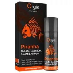   Orgie Piranha Power Cream –  Stimuláló Potencianövelő Krém Férfiaknak  (15 ml)