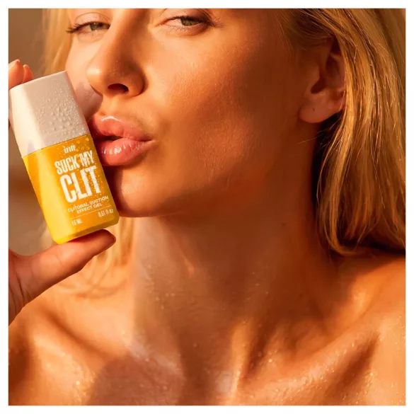 Intt Suck My Clit - klitorisz stimuláló gél nőknek - mangó (15 ml)