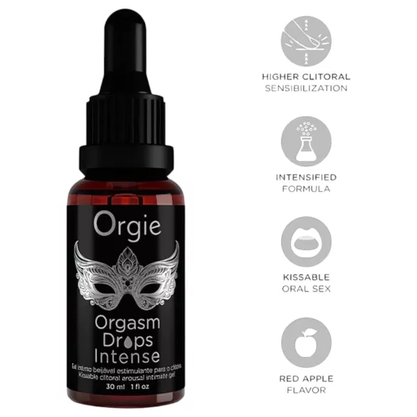 Orgie Orgasm Drops Intense - stimuláló intim gél nőknek (30ml)