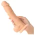 Willie City Luxe - élethű szilikon dildó (testszínű) - 23 cm