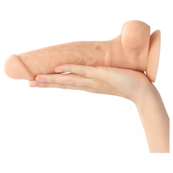 Willie City Luxe - élethű szilikon dildó (testszínű) - 23 cm