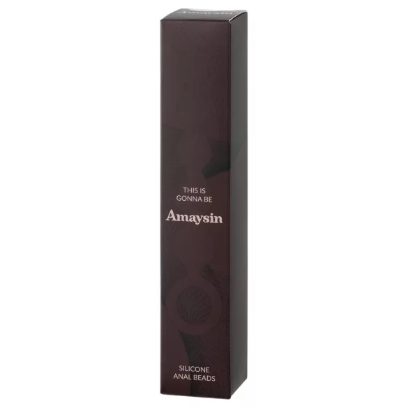 Amaysin - szilikon análgyöngysor (fekete)
