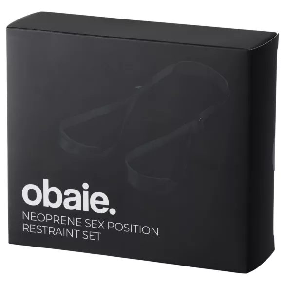 Obaie - neoprén pozíciótartó heveder (fekete)