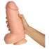 Willie City - vastag élethű dildó (testszínű) - 24,5 cm