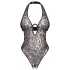 Obsessive Addia - leopárdmintás nyitott body