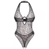 Obsessive Addia - leopárdmintás nyitott body