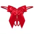Obsessive Gifty - nyitott tanga (piros)