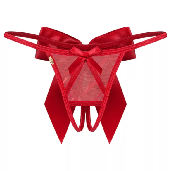 Obsessive Gifty - nyitott tanga (piros)