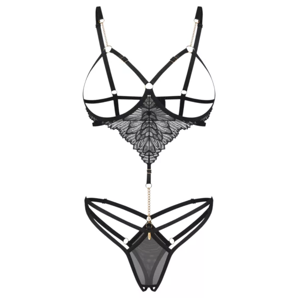 Obsessive Matildea - nyitott body (fekete)