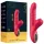 Erospace Sweet Play - 2in1 lökő és csiklóizgató vibrátor (piros)