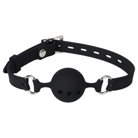 Wild Play - szilikon szájpecek (fekete)