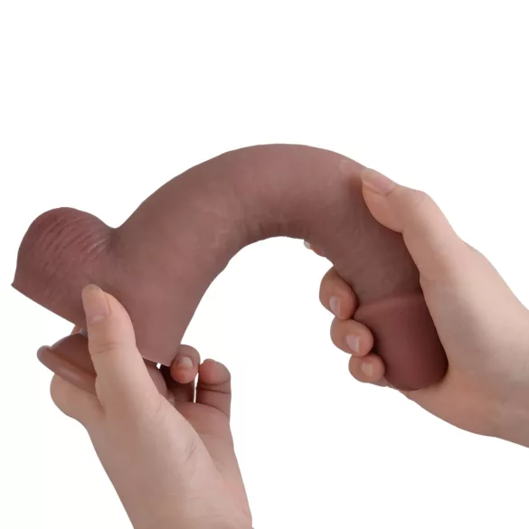 Natural Play - szilikon dildó 24 cm (testszínű)