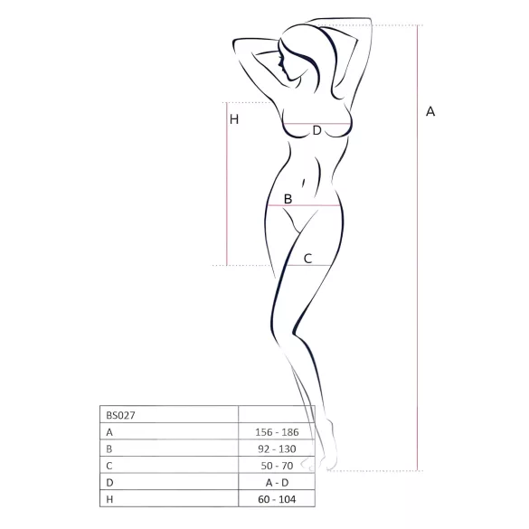 Passion BS027 - necc miniruha (piros) - S-L