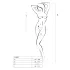 Passion BS064 - nyitott necc body (fekete) - S-L