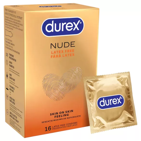Durex Real Feel - latexmentes óvszer (16 db)