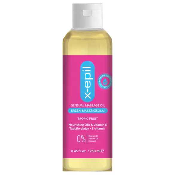 X-Epil Érzéki masszázsolaj trópusi illattal (250 ml)