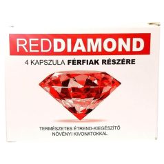   Red Diamond - természetes étrend kiegészítő férfiaknak (4db)