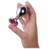 Desirel Pink Jewel M - anál plug (ezüst-pink)