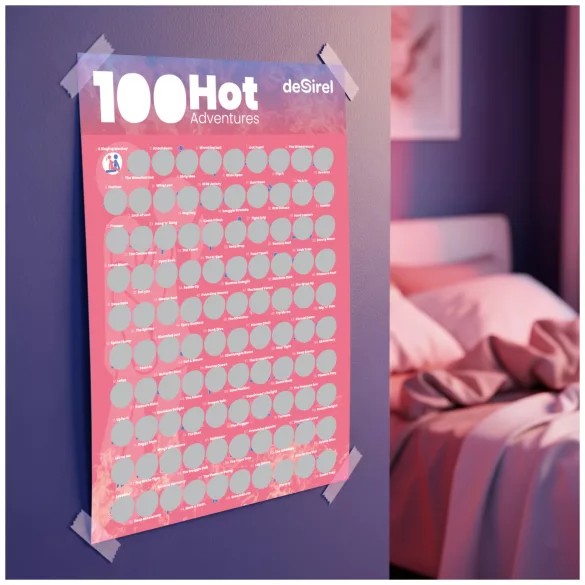Desirel - 100 szexpóz kaparós poszter társasjáték