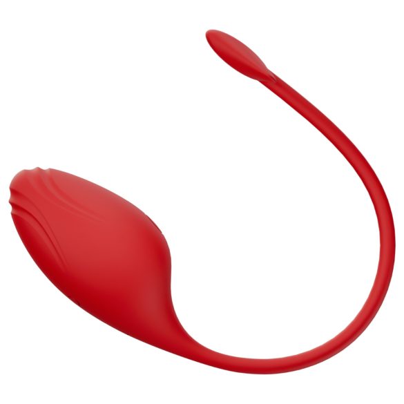 Funny Me - okos vibrációs tojás ördögvillával (piros)