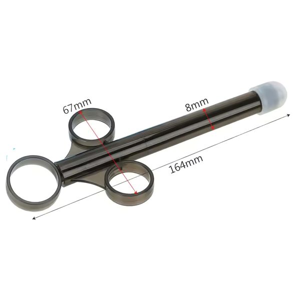 Síkosító adagoló fecskendő (fekete)