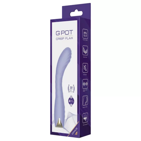 Biu-Biu - hajlított G-pont vibrátor (lila)