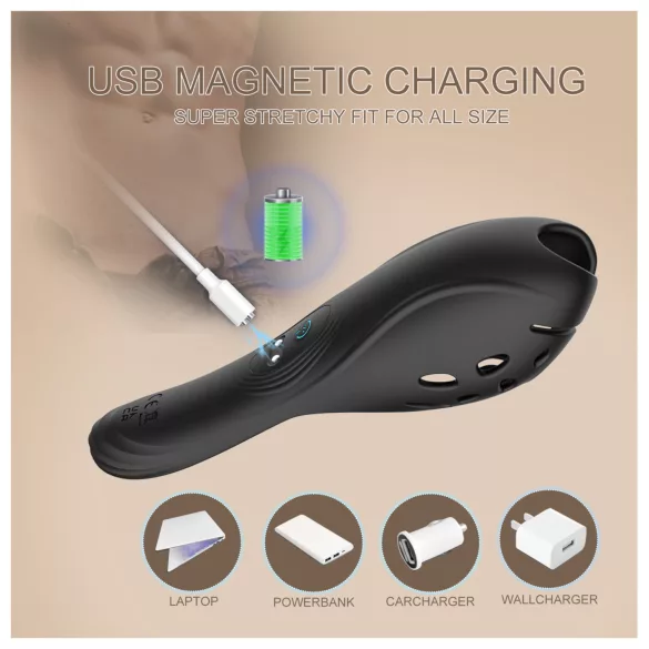 Biu-Biu - péniszvibrátor (fekete)