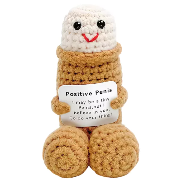 Pozitív pénisz - kötött (testszínű)
