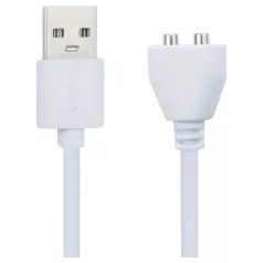  Pleasure Charge Loveline - mágneses USB töltőkábel (fehér)