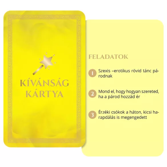 Érzékek Játéka - felnőtt szex társasjáték