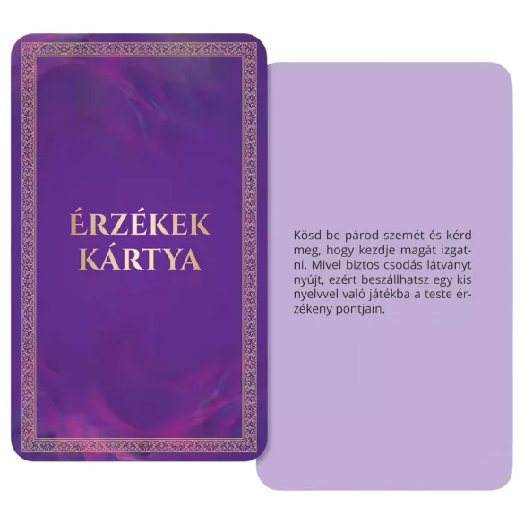 Érzékek Játéka - felnőtt szex társasjáték