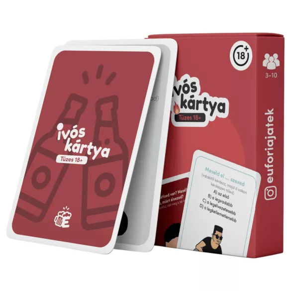 Eufória - Tüzes 18+ ivós kártyajáték, pikáns partyjáték