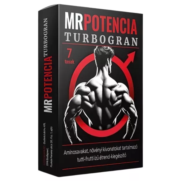 MrPotencia Turbogran - étrend-kiegészítő férfiaknak (7db)
