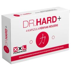   Dr. Hard+ - erős, étrend-kiegészítő kapszula férfiaknak (4db)