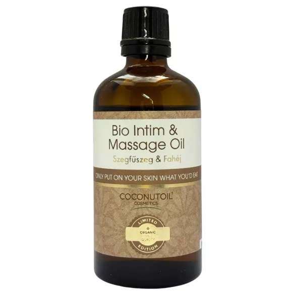 Coconutoil - bio Intim & Masszázsolaj - szegfűszeg-fahéj (80 ml)