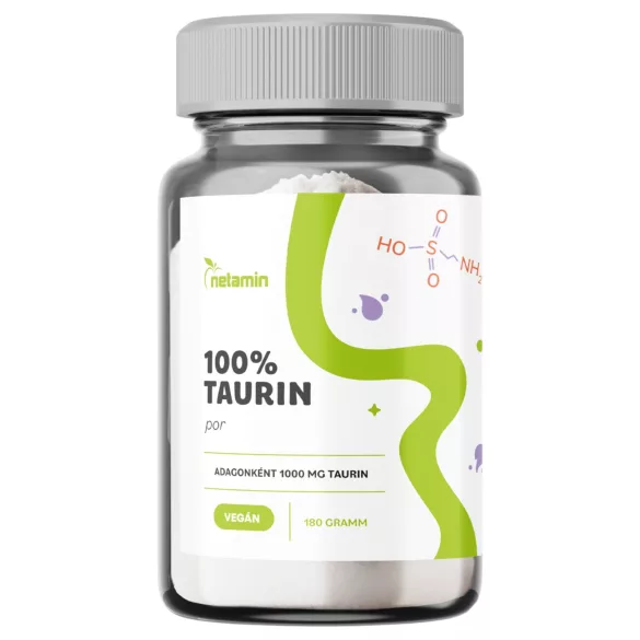 Netamin 100% Taurin - étrend-kiegészítő por (180 g)