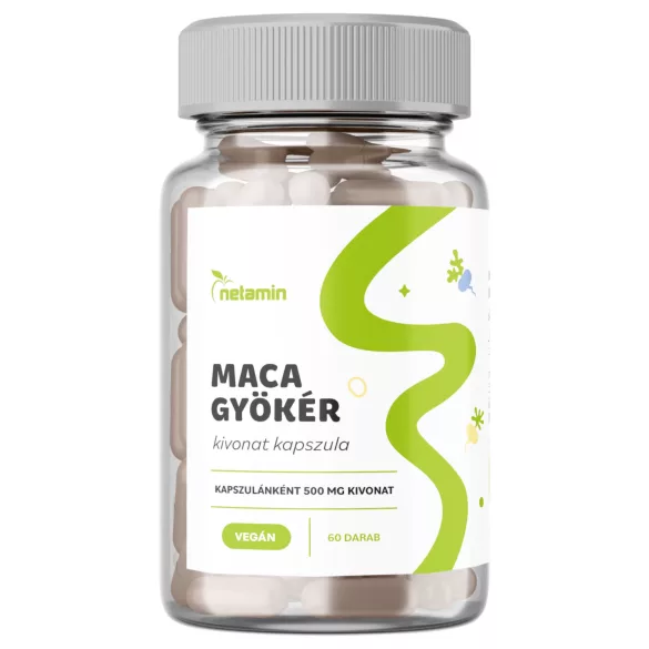 Netamin Maca 500 mg - étrend-kiegészítő kapszula (60 db)