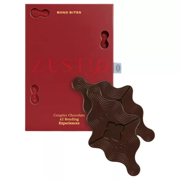 Lustiq - vágyfokozó csokoládé és kártyajáték díszcsomag