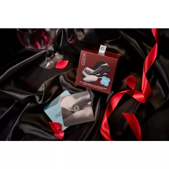 Lustiq - vágyfokozó csokoládé és kártyajáték díszcsomag