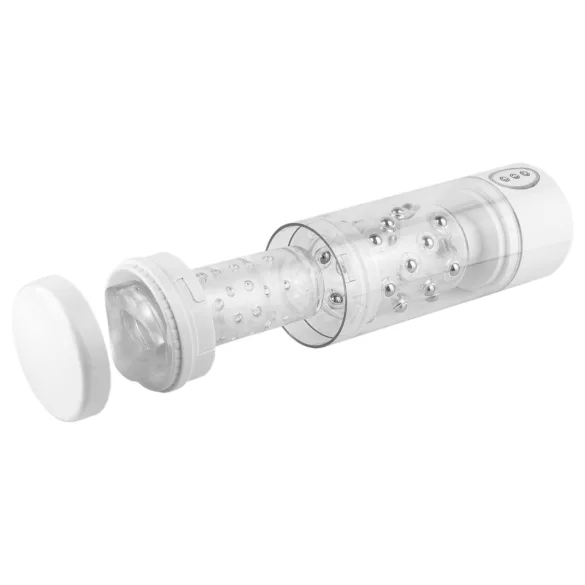 PDX Roto-Bator - vibrációs szájmaszturbátor (fehér)