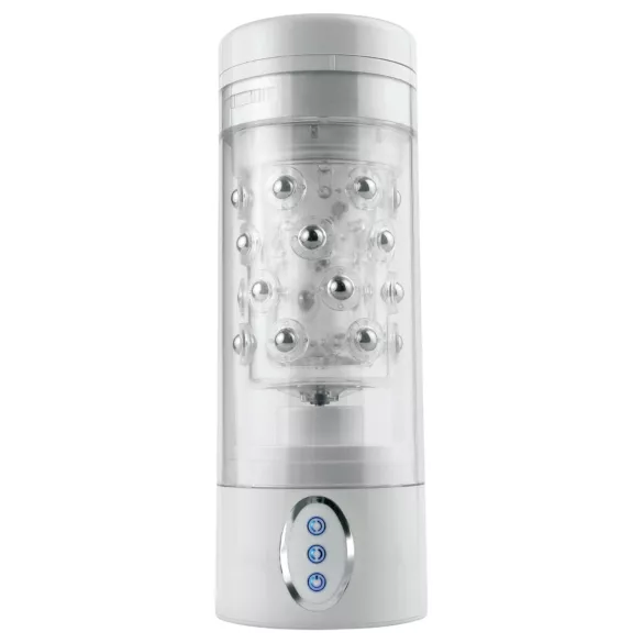 PDX Roto-Bator - vibrációs szájmaszturbátor (fehér)