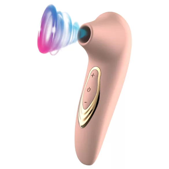 AlvUp - léghullámos csiklóizgató vibrátor (pink)