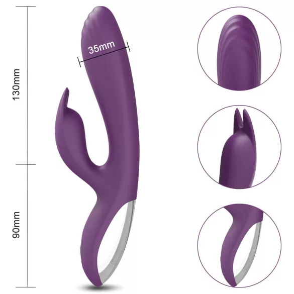 AlvUp - nyuszis G-pont vibrátor (lila)