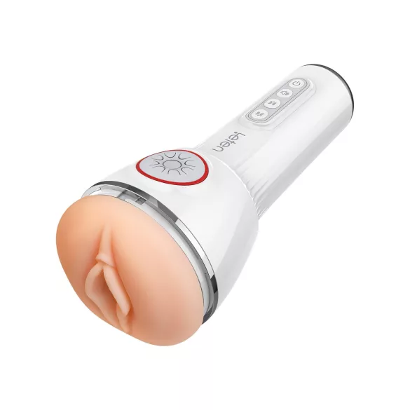 LETEN SM340 - akkus, vibráló, szívó, nyögő maszturbátor férfiaknak