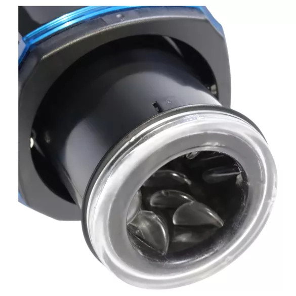 Leten SM320 - nyögő, lökő, melegítő maszturbátor (fekete)